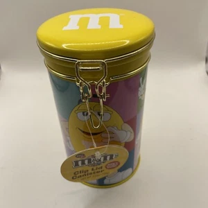 M&M 2014 Weihnachten Kanister Dose mehrfarbig mit Gummidichtung auf Deckel. - Bild 1 von 6
