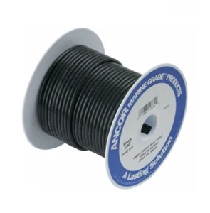 Ancor Marine Grade 12AWG Tinned Copper Primary Electrical Wire Cable 100ft BLACK - Picture 1 of 4