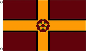 NORTHAMPTONSHIRE FLAG 3x2 feet polyester 90cm x 60cm flags NORTHAMPTON - Picture 1 of 1
