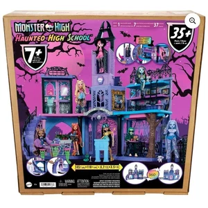 Monster High HLP88 Haunted High School Spielset Puppenhaus 35+ Teile IN HAND - Bild 1 von 2