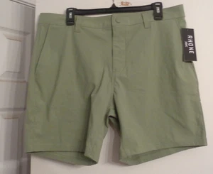 Pantalones Cortos de Cercanías Rhone Para Hombres 7" Verde Talla 35 Golf/Casual Nuevos con Etiquetas - Imagen 1 de 2