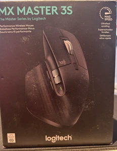 Logitech MX Master 3S Wireless Mouse - Graphene - Bluetooth Only - Picture 1 of 1