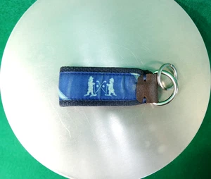 NGLA National Golf Links of America belt handmade leather KEY RING fob - Picture 1 of 4
