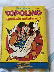 TOPOLINO SPECIALE ESTATE N° 1, GIUGNO 1983, BUONE CONDIZIONI! - Foto 1 di 3