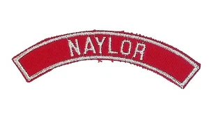 NAYLOR RWS Red & White Community Strip Boy Scout - Picture 1 of 2