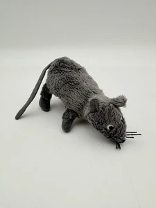 Ikea graue Ratte Plüsch Maus Stofftier Puppe bestickt genäht Gosig Stofftier 5 Zoll - Bild 1 von 7
