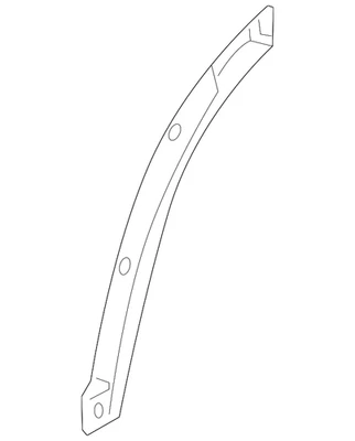 Genuíno Acura 2013-2018 Acura RDX - Seal R arco de roda de porta traseira 72945-TX4-A01 - Imagem 1 de 2