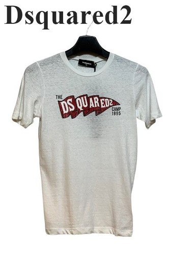 T shirt bianca manica corta Dsquared2 24179072