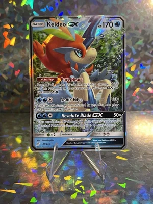 Keldeo GX 47/236 Unified Minds Ultra Rare Pokemon Card - Image 1 of 2