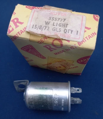 Genuine Rover/Lucas Alternator Warning Light Relay - P6,P5B - NOS - 555777 - Image 1 of 2