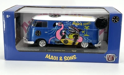 M2 Machines Die Cast 1960 VW Delivery Van R112 Maui & Sons 1:24 Scale - Image 1 of 4