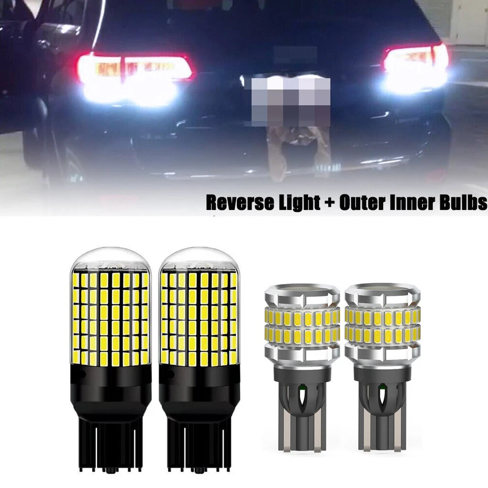 Kit de bombilla interior exterior de luz inversa LED de respaldo para Jeep Grand Cherokee 2011-2021 Foto 1 de 1
