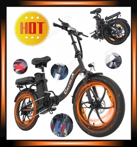 Cheevalry C16 250W 48V16AH Bicicleta Eléctrica Plegable Péndulo Bicicleta Eléctrica 100KM 20 Pulgadas - Imagen 1 de 16