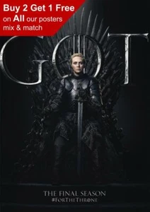 Game Of Thrones The Final Season 8 Gwendoline Christie Poster A5 A4 A3 A2 A1 - Picture 1 of 3