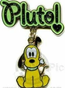 Disney Pin 51673 Cuties Figur baumeln Pluto hält Knochen im Mund Welpe Hund - Bild 1 von 1