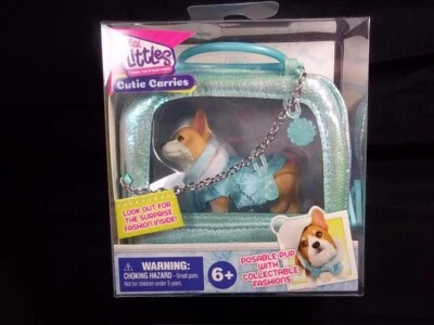 Real Littles Cutie Carries CORGI poseable pup collectable fashions NEW - Image 1 of 2