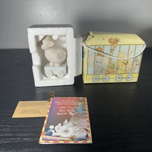Precious Moments Birthday Train "Heaven Bless Your Special Day - Pig" Year 3 - Picture 1 of 10