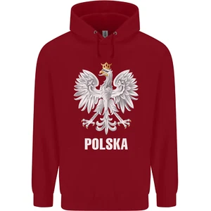 Polska Orzel Poland Flag Polish Football Childrens Kids Hoodie - Picture 1 of 3