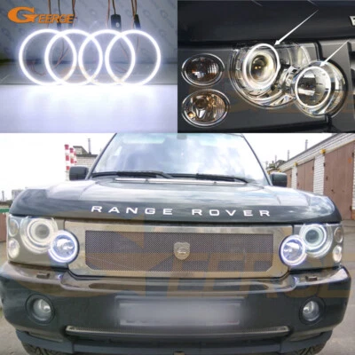 For Land Rover Range Rover L322 Sport L320 COB Led Angel Eyes Kit Halo Rings - Image 1 of 4