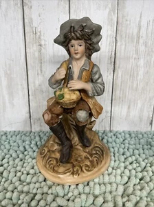 Vintage Porcelain Boy Figurine 8.5” - Picture 1 of 8