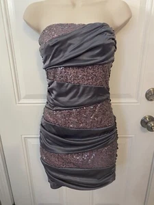 Speechless Girls  Dress   Lace grey And Pink | Size Small Fitted Worn Once - Picture 1 of 3