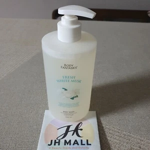 Body Fantasies Fresh White Musk Moisturizing Body Wash 500ml/Tracking - Picture 1 of 2
