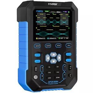 FNIRSI DPOX180H 180MHz -3DB 500MSPS IPS Handheld Oscilloscope + Signal Generator - Picture 1 of 24