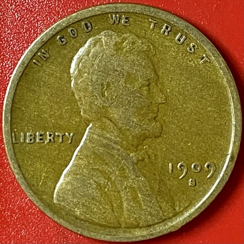 1909-S LINCOLN WHEAT CENT Cover