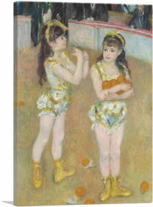 Acrobats at the Cirque Fernando 1879 Canvas Art Print by Pierre-Auguste Renoir - Picture 1 of 11