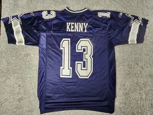 Dallas Cowboys Custom KENNY 13 NFL Football Jersey Reebok ON FIELD Vintage LARGE - Picture 1 of 9