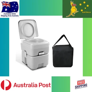 Weisshorn 20L Portable Outdoor Camping Toilet with Carry Bag- Grey - Picture 1 of 7