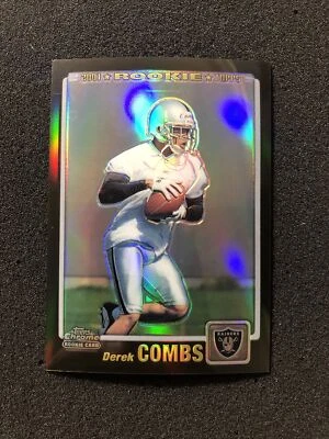 2001 Topps Chrome DEREK COMBS #320 Black Refractor ROOKIE CARD 071/100 - Image 1 of 4