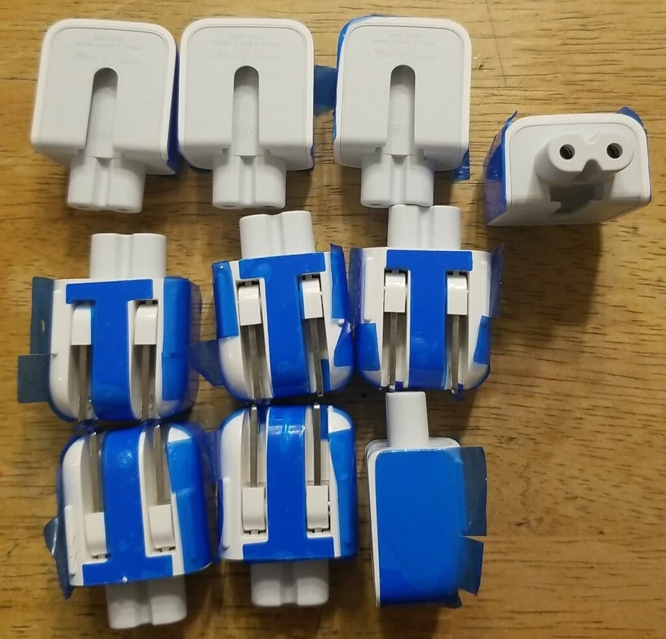 10 Apple Mac Macbook Well Shin WS-069E1  2 Prong Wall Adapters  2.5A 125V - Image 1 of 1