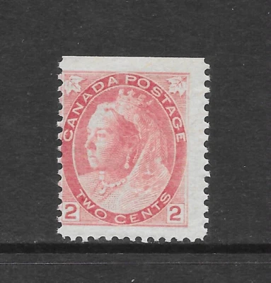 CANADÁ SCOTT 77a MNH FINO - EDICIÓN CARMINE 1899 2c - Queen Victoria (C) Foto 1 de 2