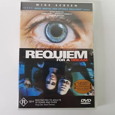 Requiem For A Dream DVD Classic Drama Thriller Film Movie Marlon Wayans PAL 4 - Image 1 of 2