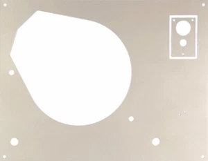 Deckplatte Platte faceplate für Thorens TD145 146 147 160 65 166 champagner - Picture 1 of 2