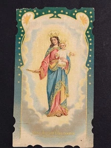 holy card chromolithography santino image pieuse "MARIA AUXILIADORA" - Picture 1 of 1
