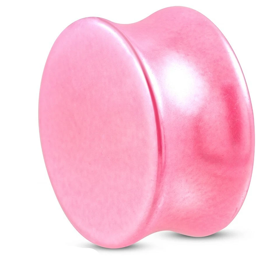 Ohr Piercing Flesh Tunnel G-18 mm Acryl Expander Stretcher Plug y-inz236 - Bild 1 von 1