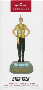 Hallmark Keepsake Star Trek Captain James T. Kirk Mirror Mirror Collection NEW - Picture 1 of 2