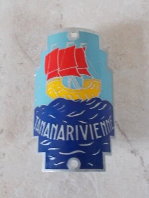 Insignia de cabeza vintage bicicletas TANANARIVIENNE Francia bicicletas bicicleta antigua francesa Foto 1 de 2