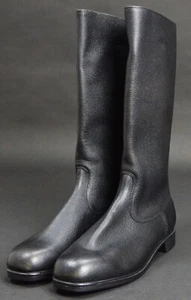 DDR NVA MdI Paar Stiefel Dienst Knobelbecher genarbtes Leder 31,5 47 RAR! 9809 - Bild 1 von 7