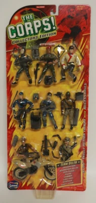 ¡El Cuerpo! Edición Coleccionista Team Delta 8 Figuras + Bike Lanard 2001 Figuras Foto 1 de 4