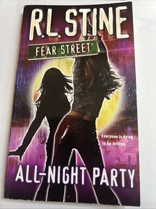 R. L. Stine Fear Street All Night Party Paperback Book - Imagen 1 de 5