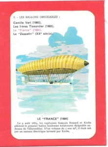 Carte  Les ballons dirigeables - Le "France" (1884) - Picture 1 of 2