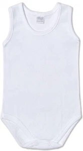 Body Neonato Ellepi Senza Maniche Cotone Bianco 9 Mesi 74 cm AF840 Ellepi - Foto 1 di 2