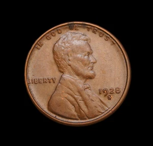 1928-S Lincoln Wheat Cent UNC Large S - Picture 1 of 2