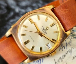 Seller from Spain! Vintage Tressa Laser Beam 17 Jewel Swiss Made Watch SERVICED! - Picture 1 of 12