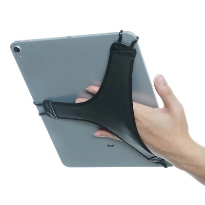 TFY Elastic Hand Strap Tablets Holder for iPad Pro 12.9 Inch - PU Leather - Image 1 of 4