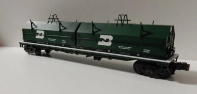 K-Line  Scale US Coil Car beladen, Burlington Northern  Spur 0 3-Leiter neu #1 - Bild 1 von 4