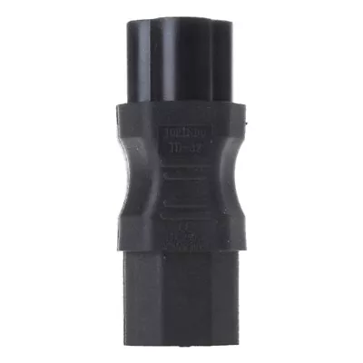 IEC 320 3-Pin C13 Female To C6 Male Cloverleaf Plug AC Power Adapter Converter - Image 1 of 4